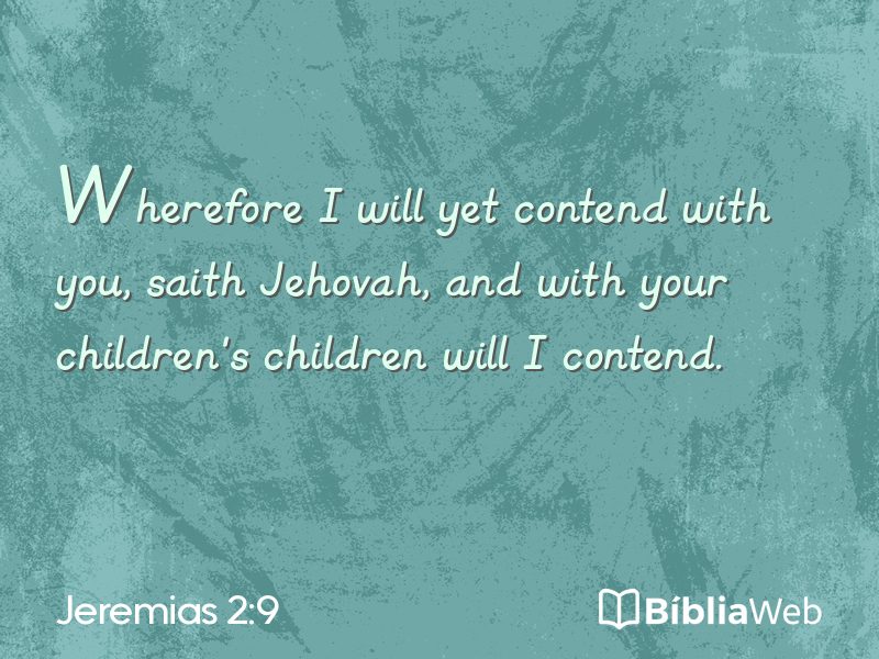 Jeremias 2:9 em imagem para compartilhar