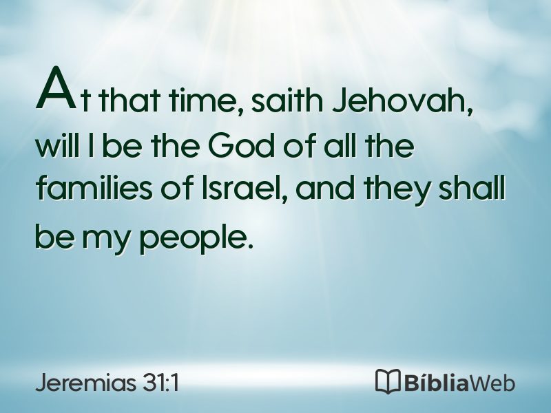 Jeremias 31:1 em imagem para compartilhar