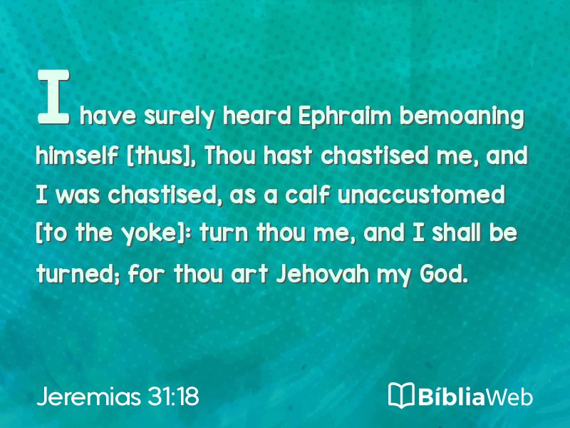 Jeremias 31:18 em imagem para compartilhar