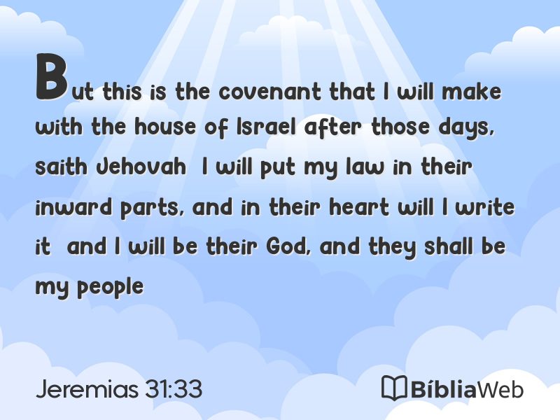 Jeremias 31:33 em imagem para compartilhar