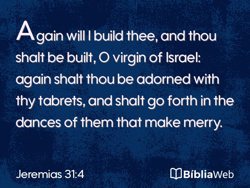 Jeremias 31:4 em imagem para compartilhar