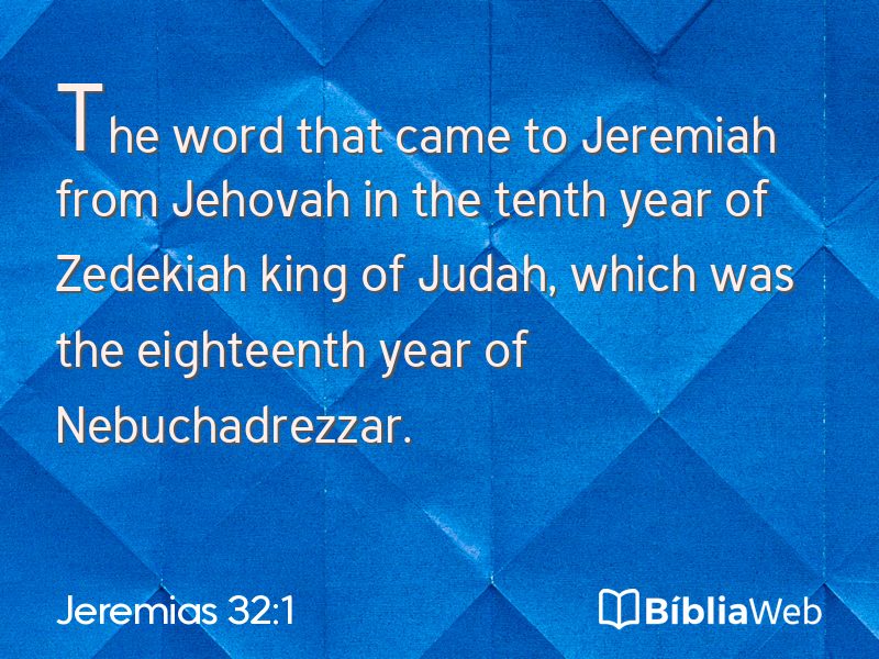Jeremias 32:1 em imagem para compartilhar