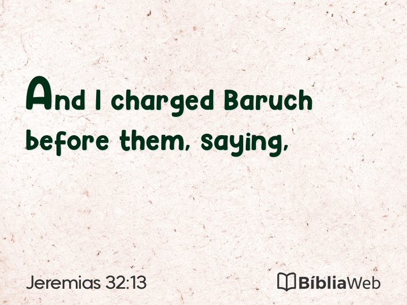 Jeremias 32:13 em imagem para compartilhar