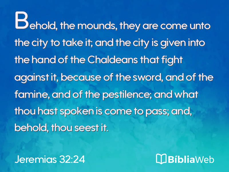 Jeremias 32:24 em imagem para compartilhar