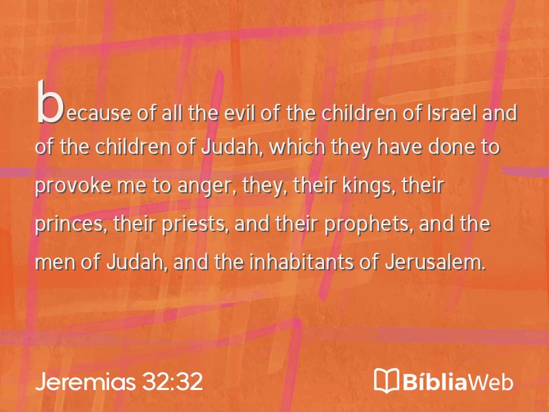 Jeremias 32:32 em imagem para compartilhar