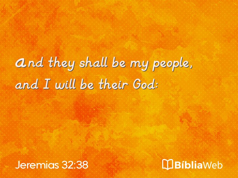 Jeremias 32:38 em imagem para compartilhar