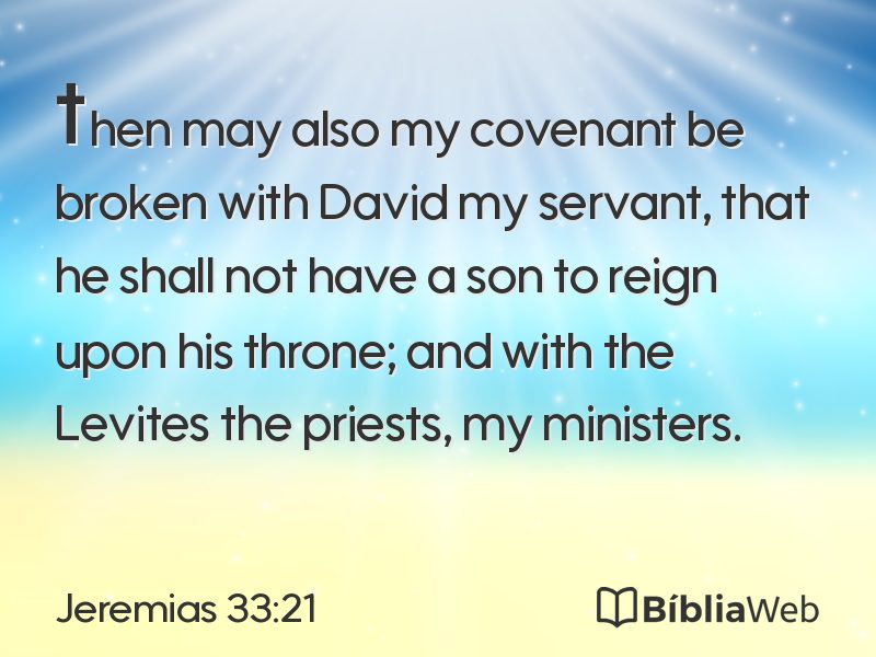 Jeremias 33:21 em imagem para compartilhar