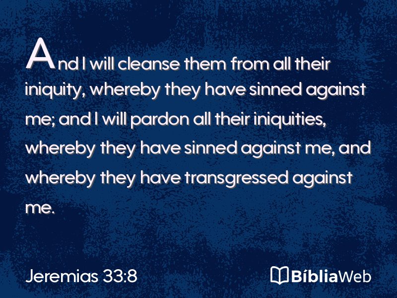 Jeremias 33:8 em imagem para compartilhar