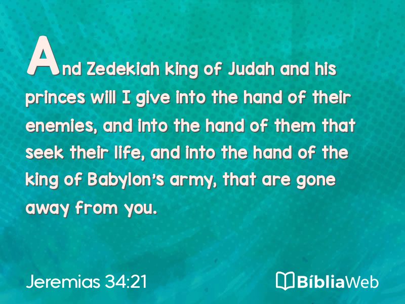 Jeremias 34:21 em imagem para compartilhar