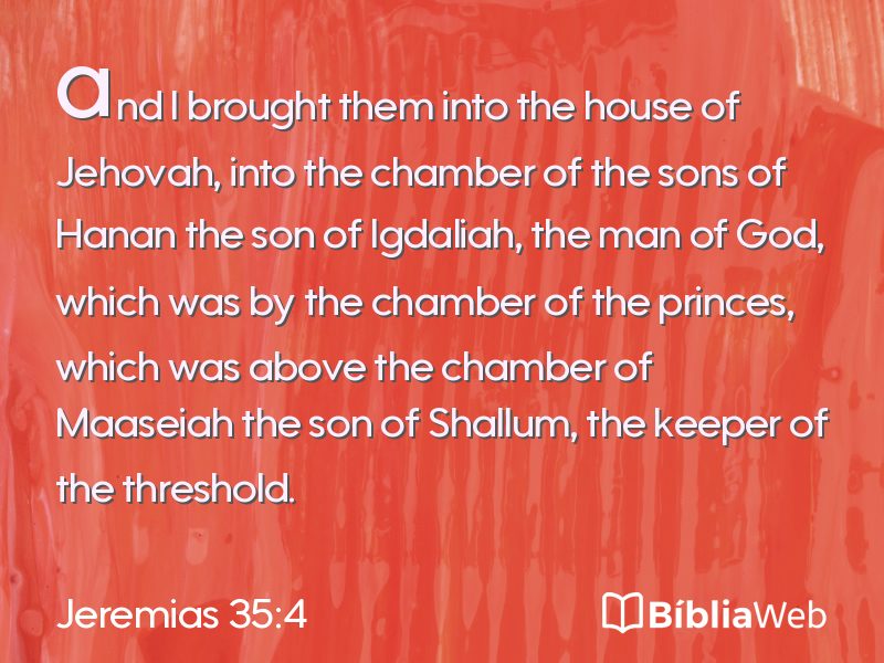 Jeremias 35:4 em imagem para compartilhar