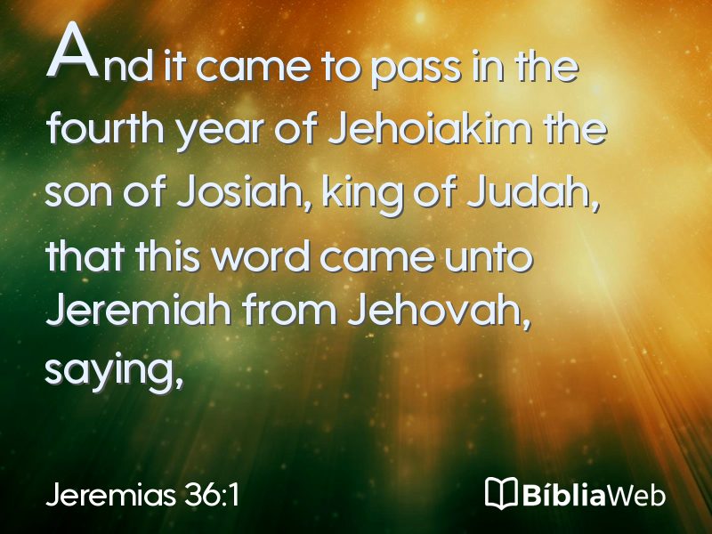 Jeremias 36:1 em imagem para compartilhar