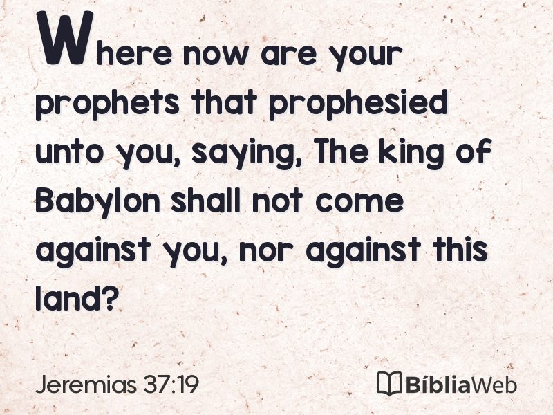 Jeremias 37:19 em imagem para compartilhar
