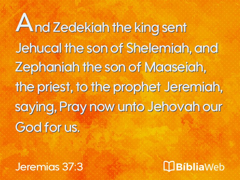 Jeremias 37:3 em imagem para compartilhar