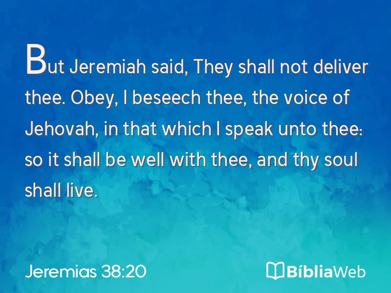 Jeremias 38:20 em imagem para compartilhar