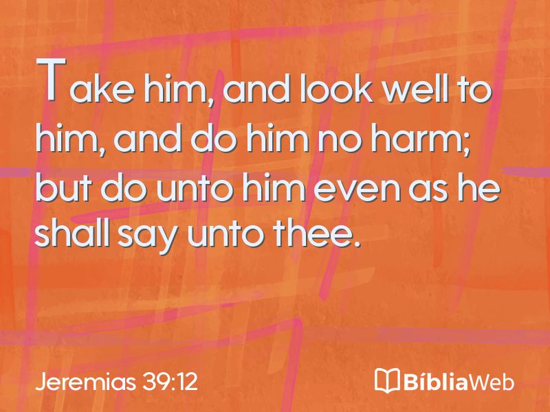 Jeremias 39:12 em imagem para compartilhar
