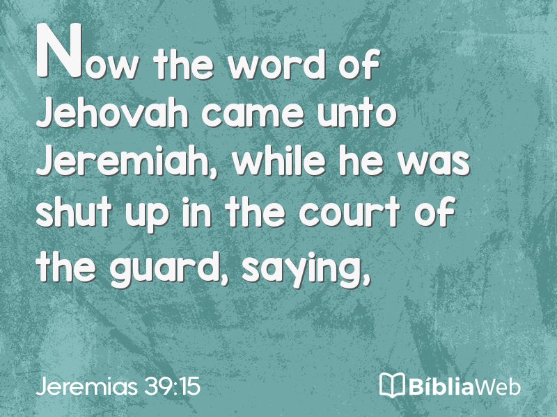 Jeremias 39:15 em imagem para compartilhar