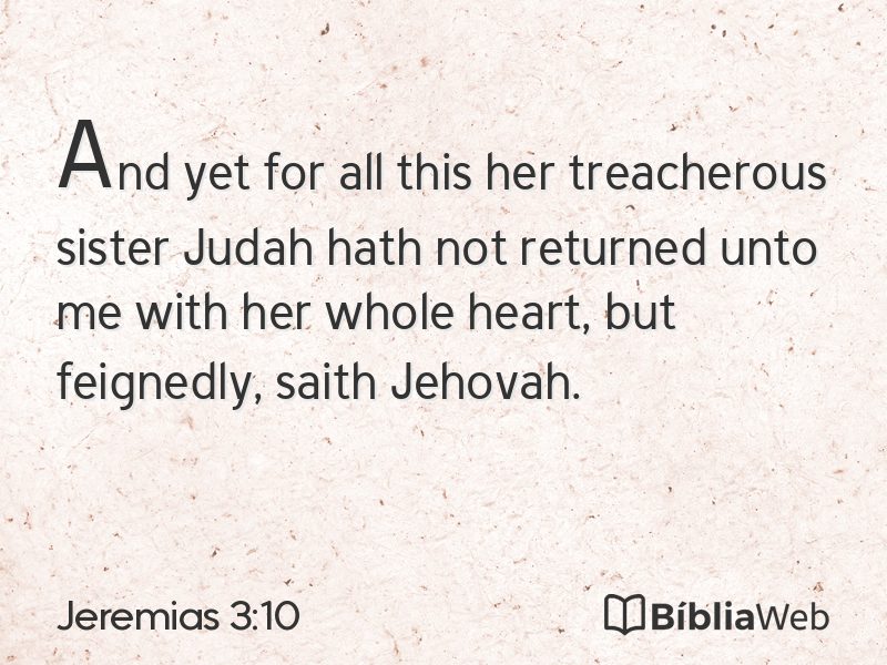 Jeremias 3:10 em imagem para compartilhar