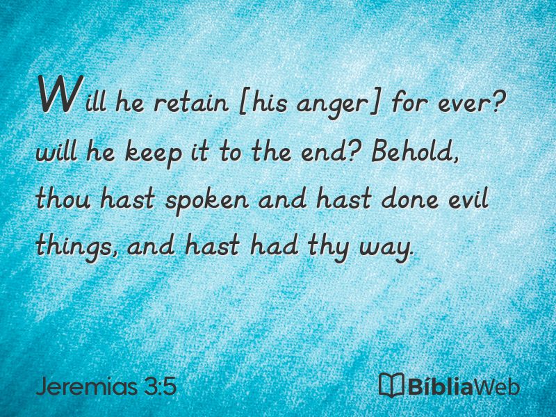 Jeremias 3:5 em imagem para compartilhar