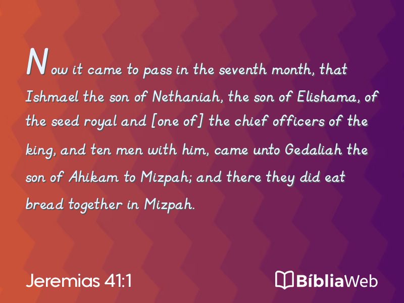 Jeremias 41:1 em imagem para compartilhar