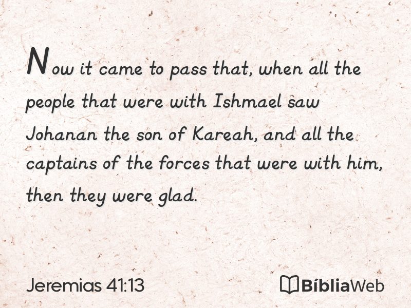 Jeremias 41:13 em imagem para compartilhar
