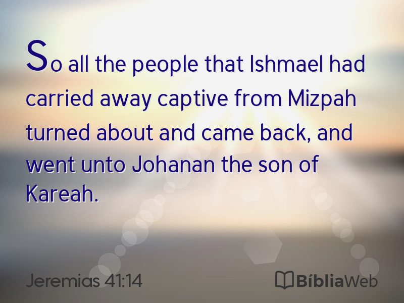 Jeremias 41:14 em imagem para compartilhar