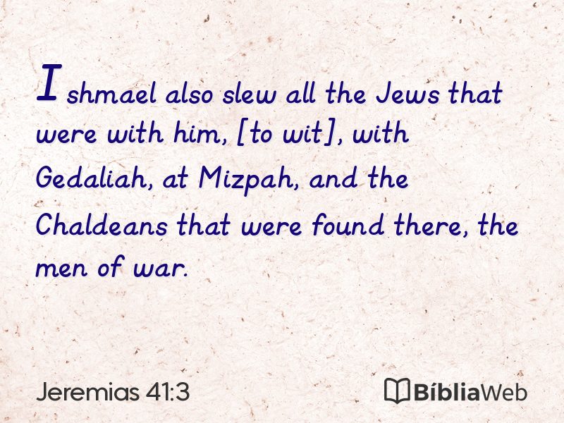 Jeremias 41:3 em imagem para compartilhar