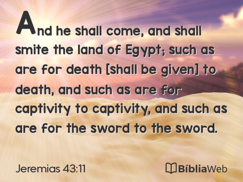 Jeremias 43:11 em imagem para compartilhar