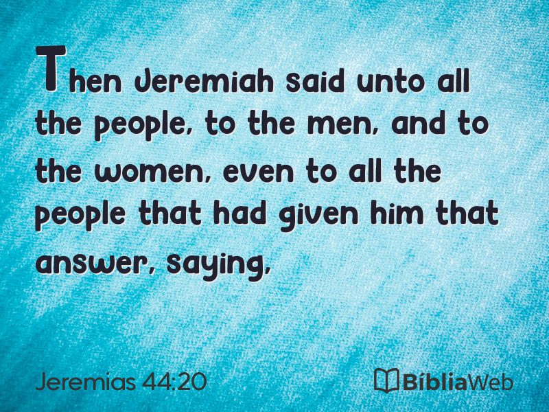 Jeremias 44:20 em imagem para compartilhar