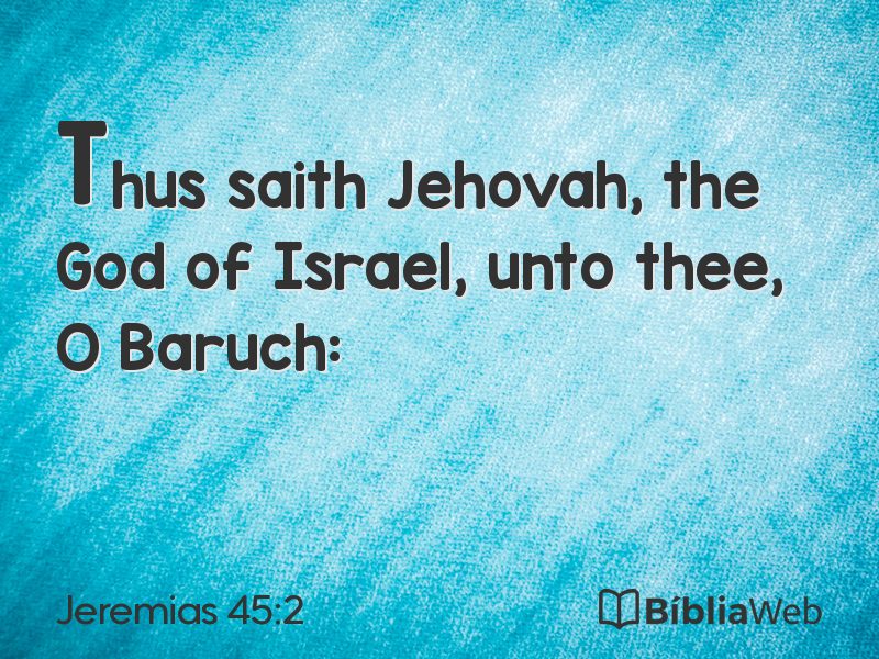 Jeremias 45:2 em imagem para compartilhar
