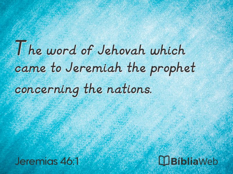 Jeremias 46:1 em imagem para compartilhar