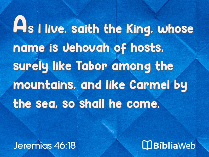 Jeremias 46:18 em imagem para compartilhar