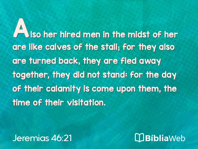 Jeremias 46:21 em imagem para compartilhar
