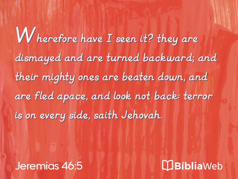 Jeremias 46:5 em imagem para compartilhar