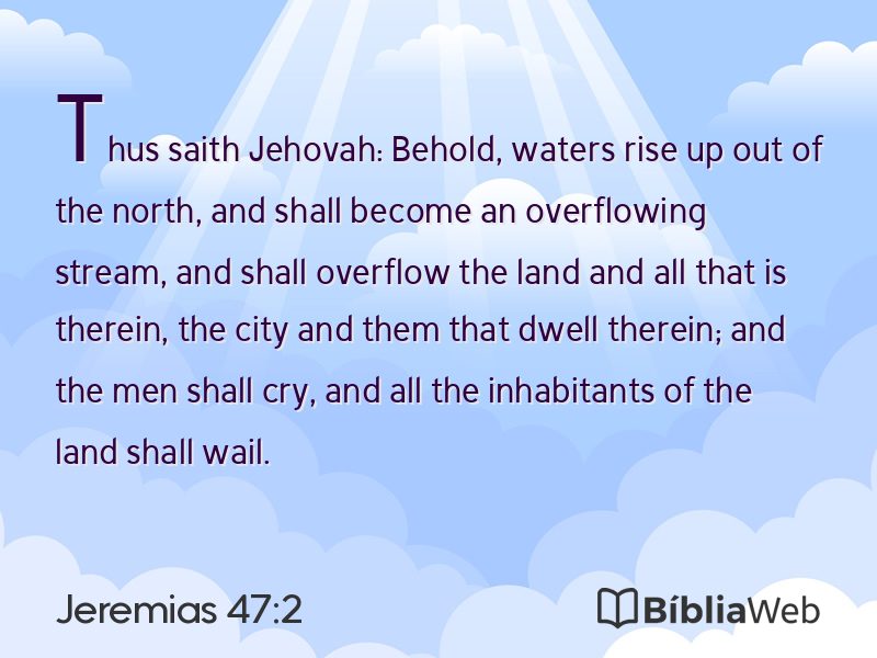 Jeremias 47:2 em imagem para compartilhar