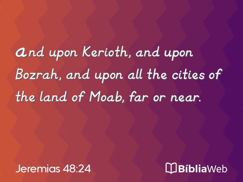 Jeremias 48:24 em imagem para compartilhar