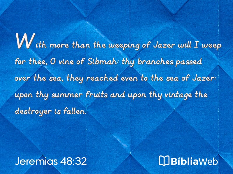 Jeremias 48:32 em imagem para compartilhar