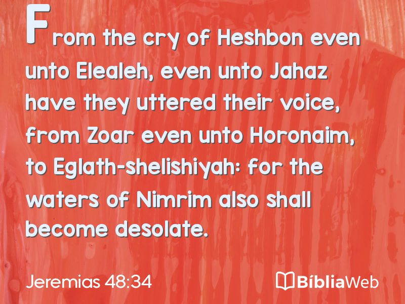Jeremias 48:34 em imagem para compartilhar