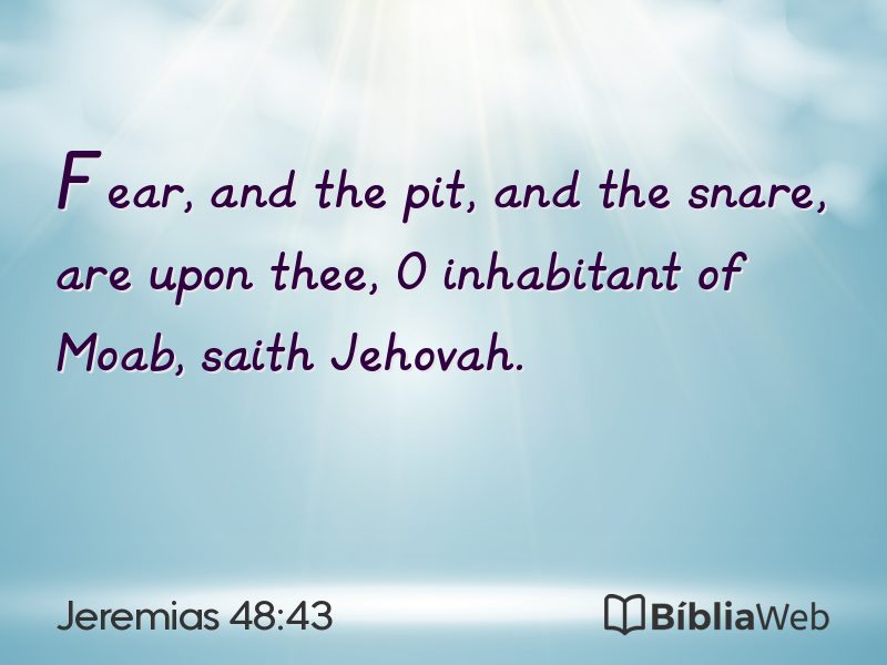 Jeremias 48:43 em imagem para compartilhar