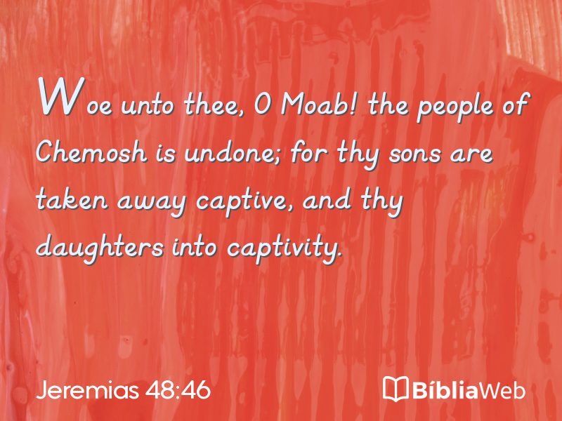 Jeremias 48:46 em imagem para compartilhar