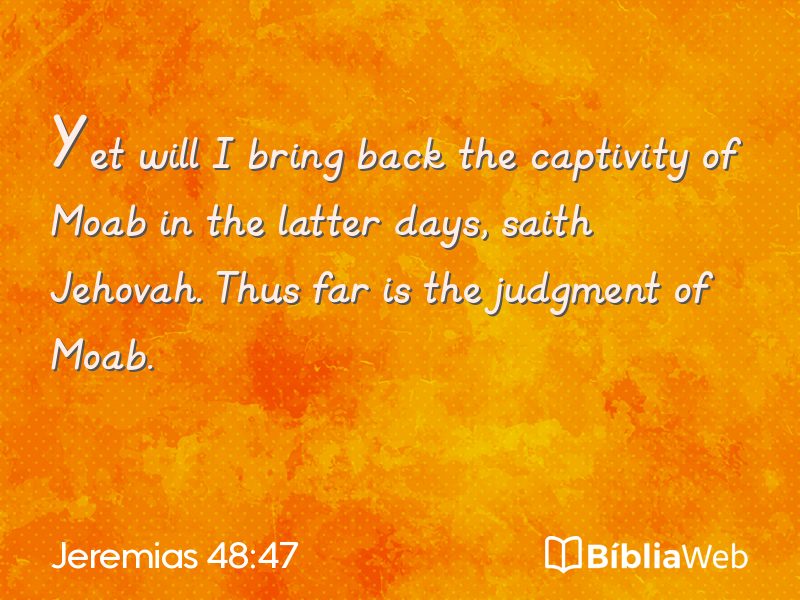 Jeremias 48:47 em imagem para compartilhar