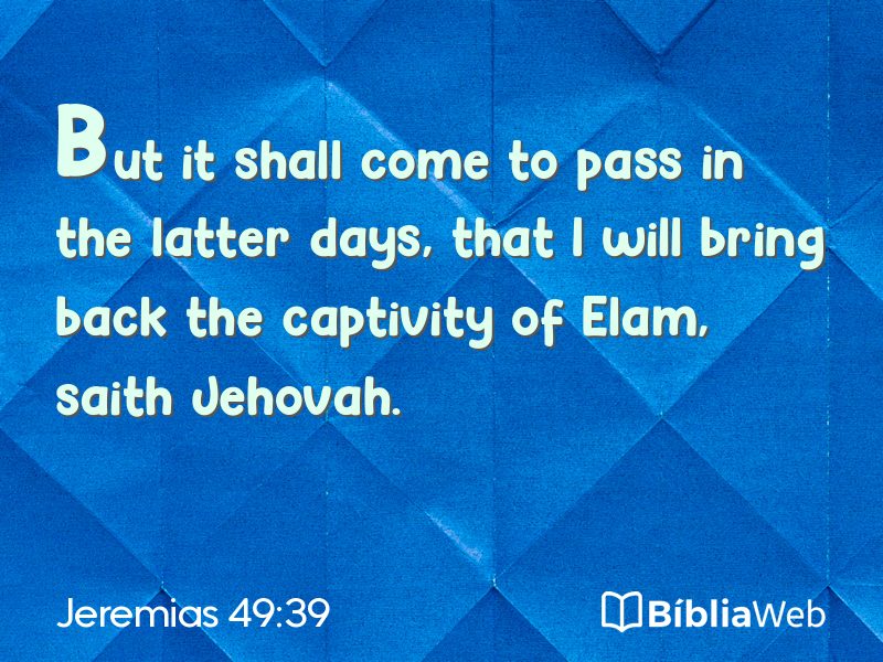 Jeremias 49:39 em imagem para compartilhar