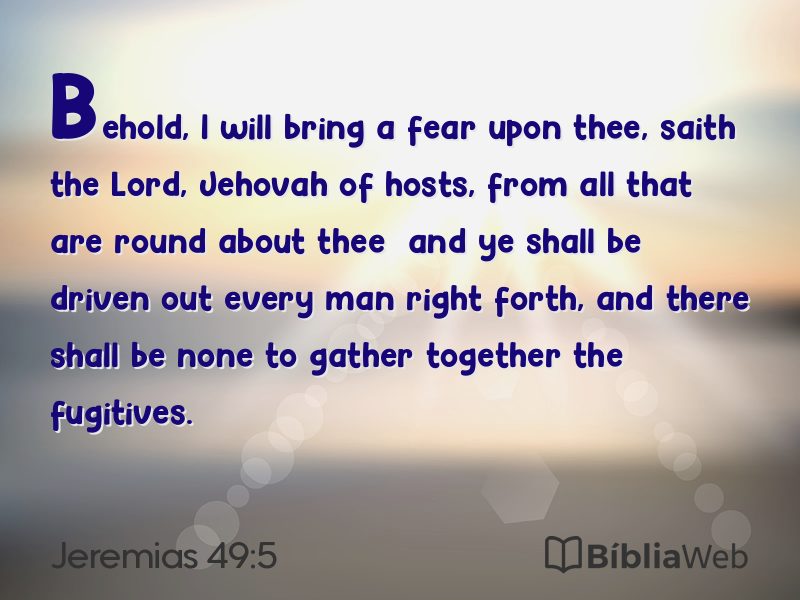 Jeremias 49:5 em imagem para compartilhar