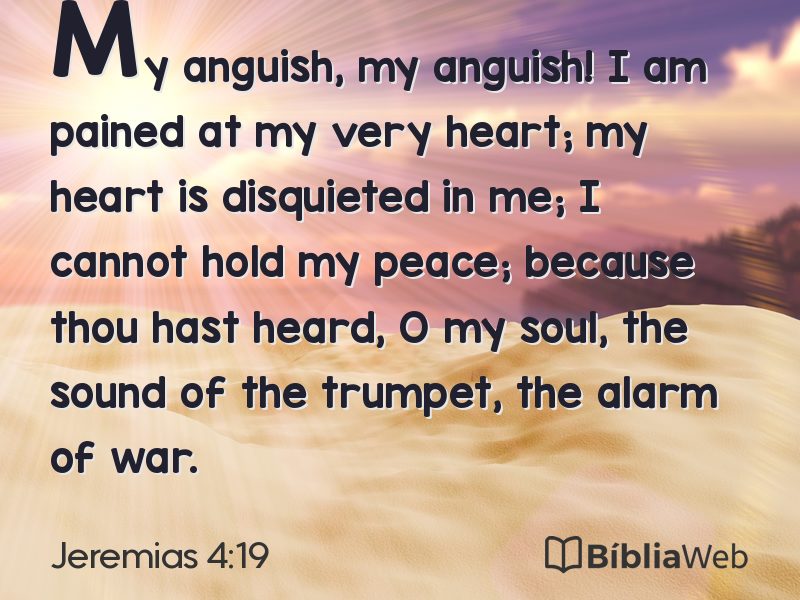Jeremias 4:19 em imagem para compartilhar