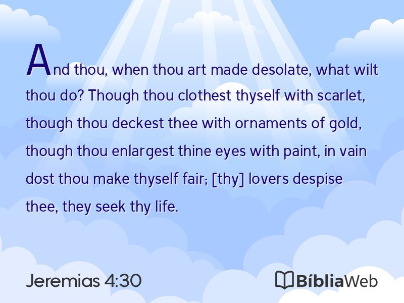 Jeremias 4:30 em imagem para compartilhar