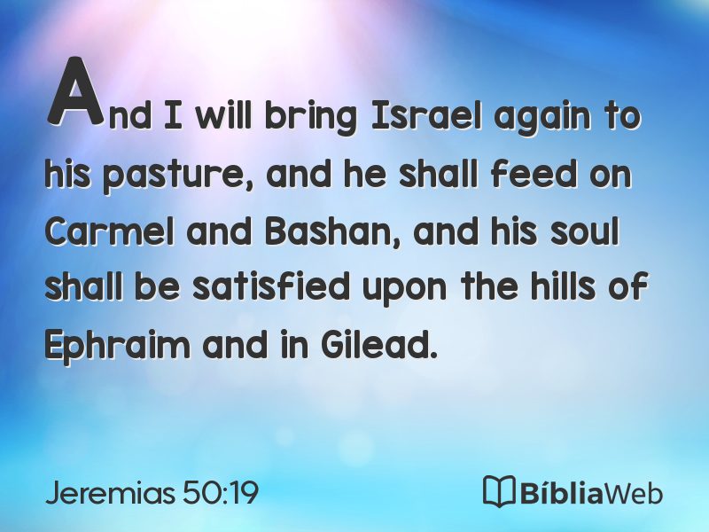 Jeremias 50:19 em imagem para compartilhar