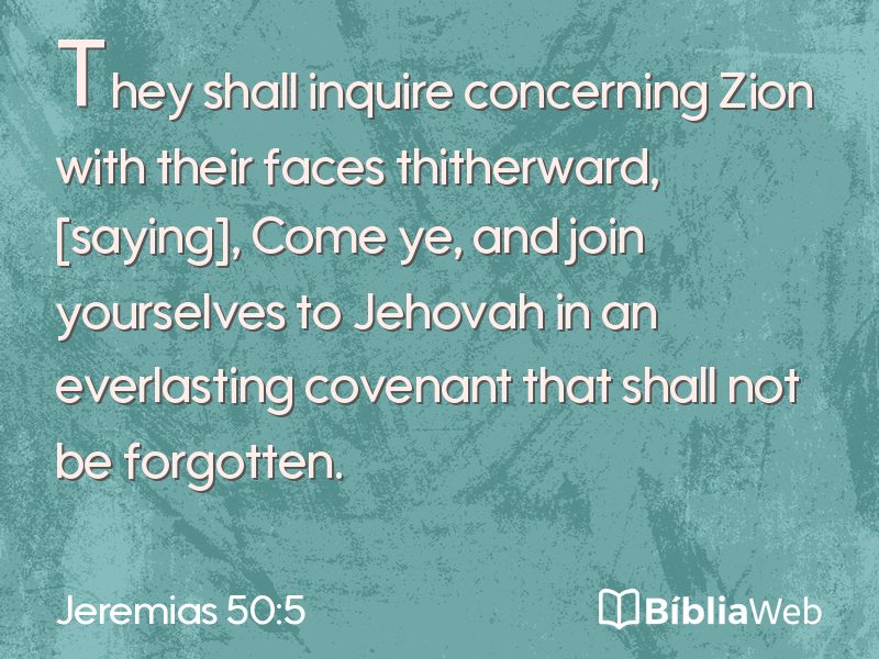 Jeremias 50:5 em imagem para compartilhar