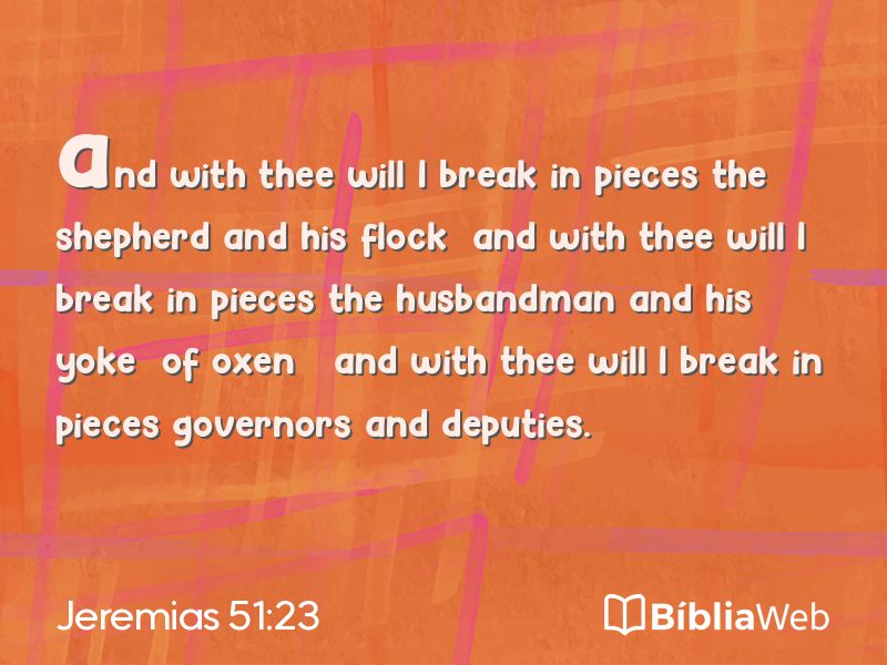 Jeremias 51:23 em imagem para compartilhar