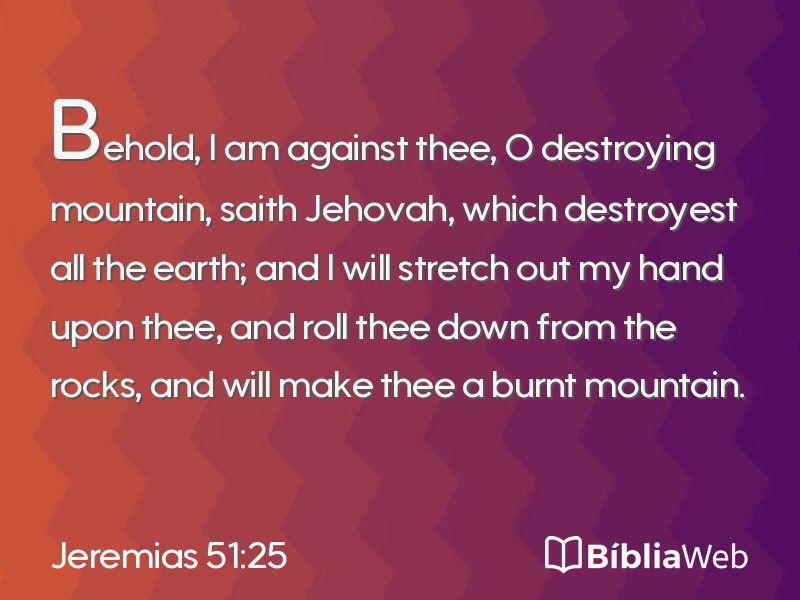 Jeremias 51:25 em imagem para compartilhar