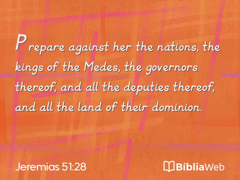 Jeremias 51:28 em imagem para compartilhar
