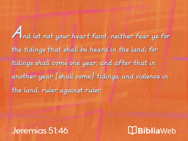 Jeremias 51:46 em imagem para compartilhar